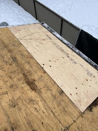 Toiture à Notre-Dame-du-Mont-Carmel, pendant les travaux — photo 2