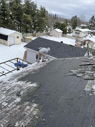Toiture à Notre-Dame-du-Mont-Carmel, pendant les travaux — photo 4