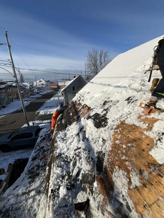 Toiture à Saint-Adelphe, pendant les travaux — photo 2
