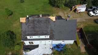Toiture à Sainte-Adèle, pendant les travaux — photo 1