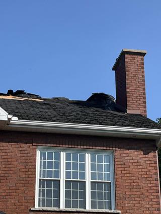 Toiture à Trois-Rivières, pendant les travaux — photo 1